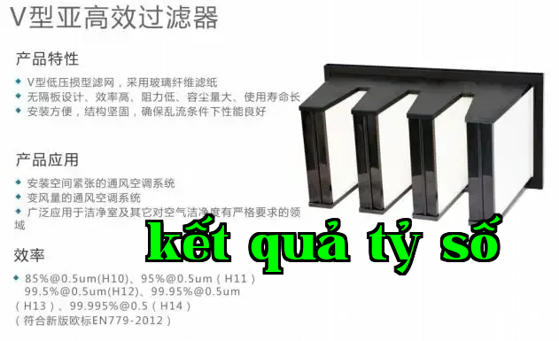Bộ lọc hiệu suất cao kiểu V
